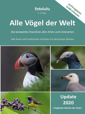 cover image of Alle Vögel der Welt